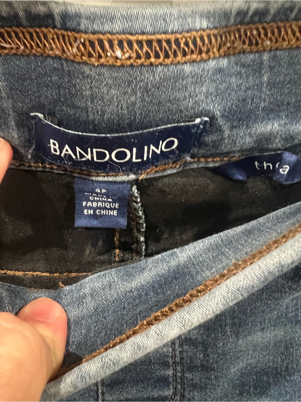 Bandolino Light Blue Pull-On Jeggings - Picture 2 of 3
